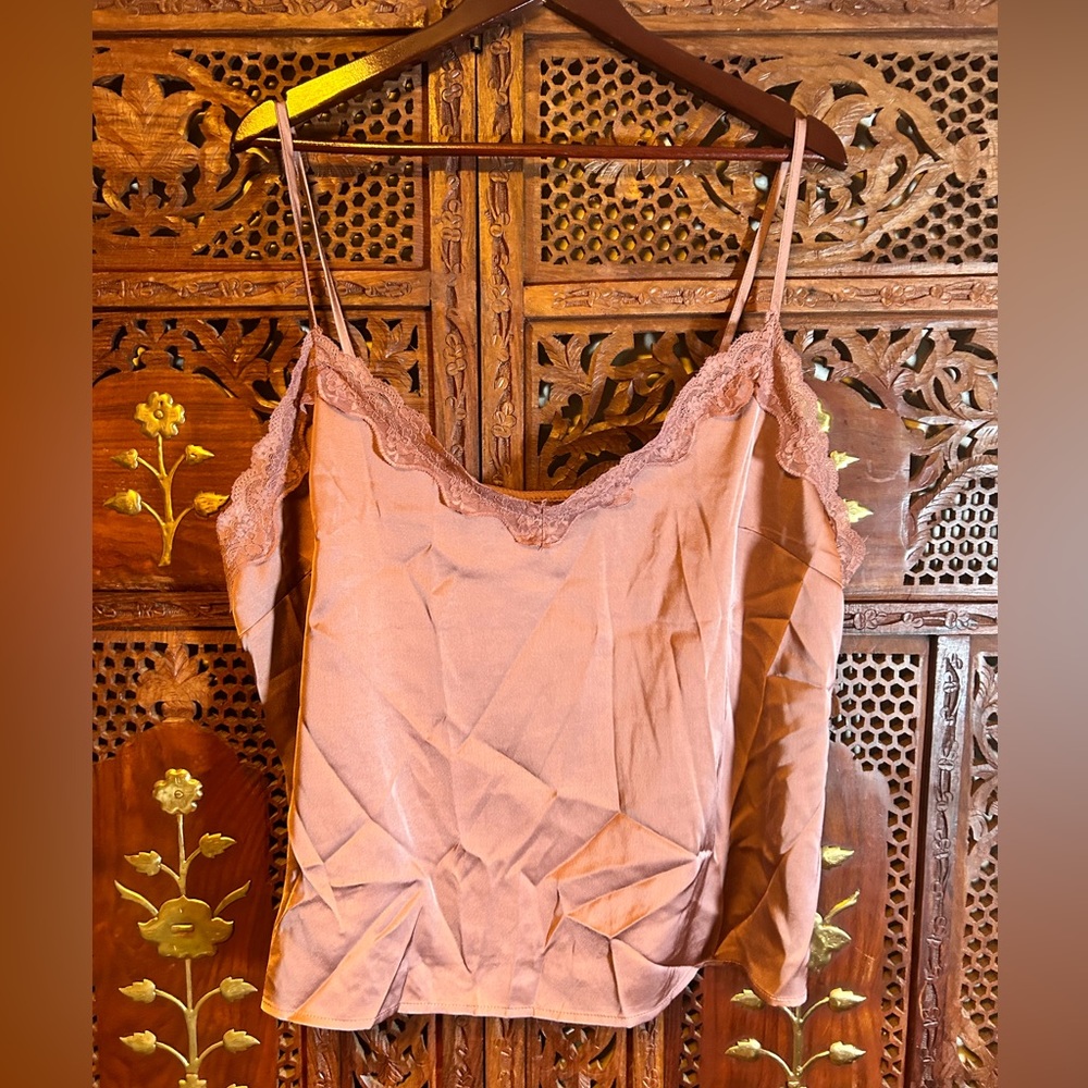Silk camisole.